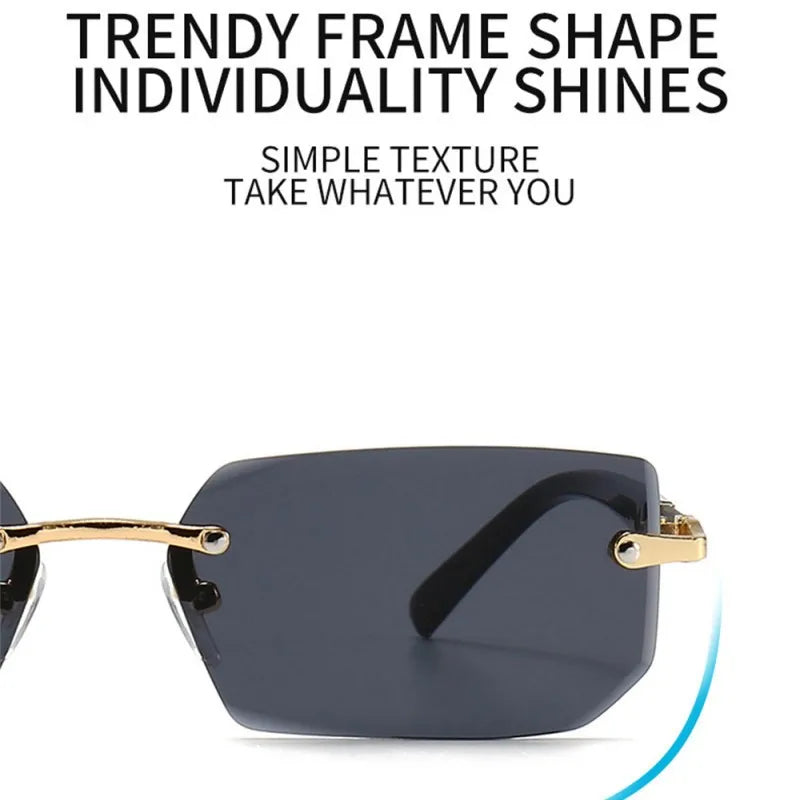 Trendy Dubai Style Sunglasses - Black