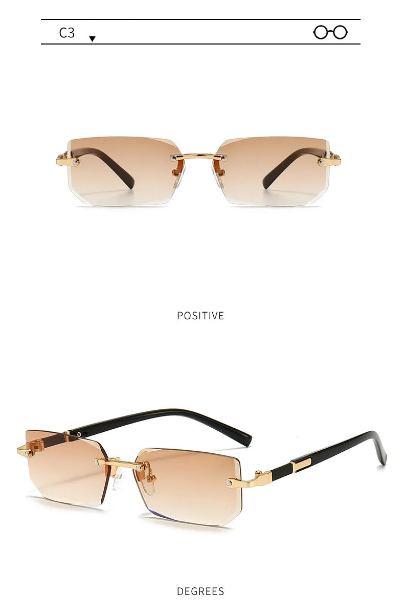 Trendy Dubai Style Sunglasses - Brown