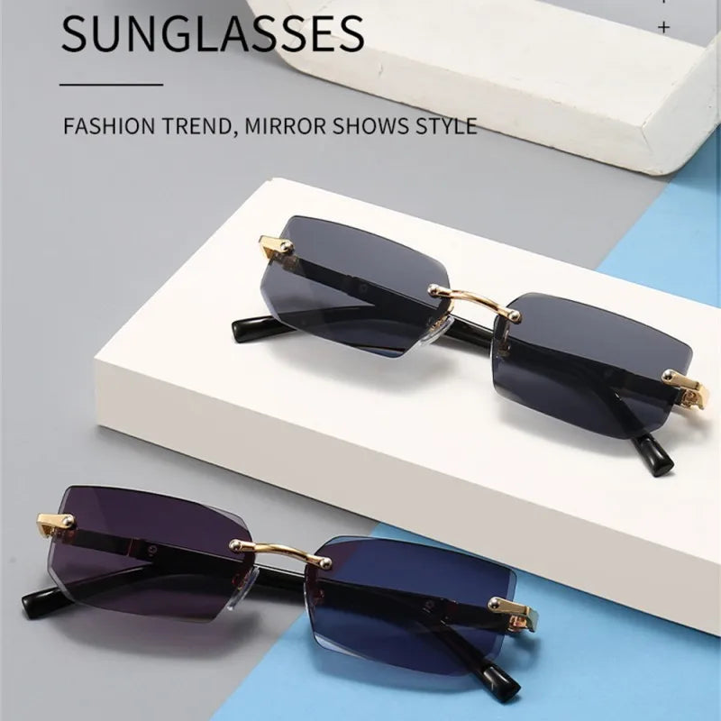 Trendy Dubai Style Sunglasses - Black