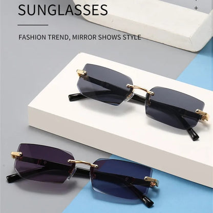 Trendy Dubai Style Sunglasses - Black
