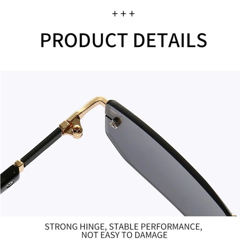 Trendy Dubai Style Sunglasses - Black